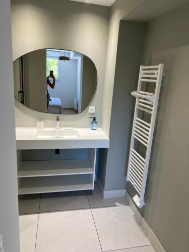 Kopalnica v nastanitvi Appartement neuf Barcelonnette