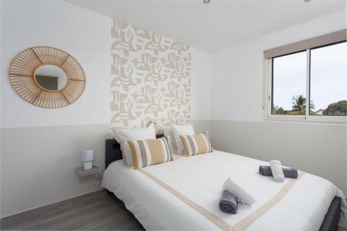 Postel nebo postele na pokoji v ubytování Kaz Sara