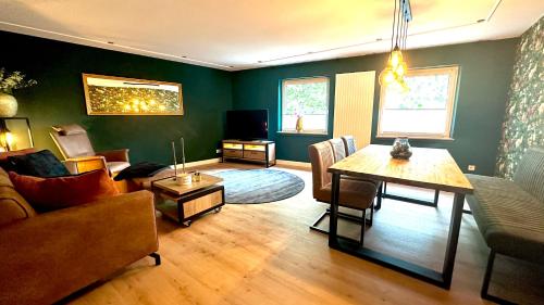 Χώρος καθιστικού στο Altstadtsuiten Osnabrück