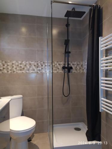 Koupelna v ubytování charmant gite 25m² indépendant
