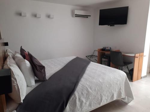 Postel nebo postele na pokoji v ubytování Hotel CLARUM 101