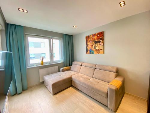Χώρος καθιστικού στο Apartament Raginisa by Prestige Home