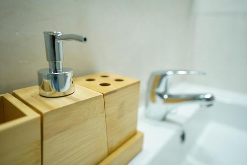 Koupelna v ubytování La Casa de la Playa