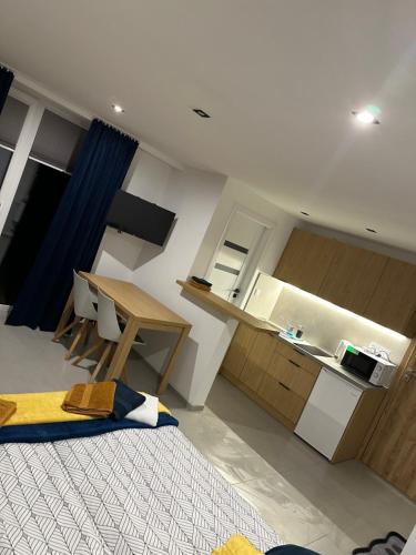 Η κουζίνα ή μικρή κουζίνα στο Apartament u Zuzy