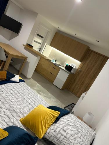 Η κουζίνα ή μικρή κουζίνα στο Apartament u Zuzy