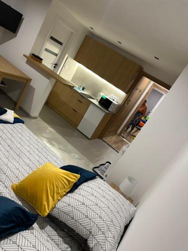 Η κουζίνα ή μικρή κουζίνα στο Apartament u Zuzy