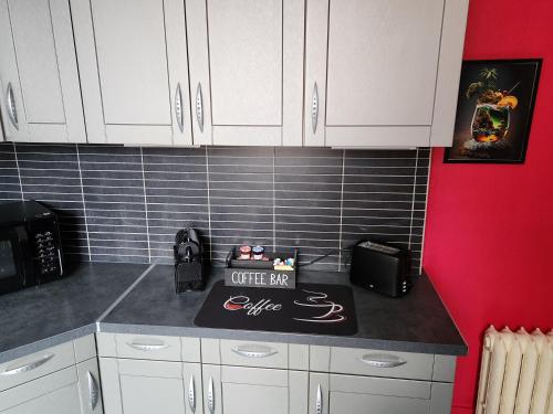 Køkken eller tekøkken på Love Room l'Audacieuse