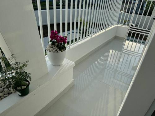 Balkón nebo terasa v ubytování Casa Mi Luz Ilumina tu Estancia con Elegancia y Confort en San Juan