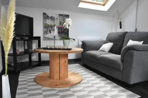 Posezení v ubytování Appartement cosy à la campagne