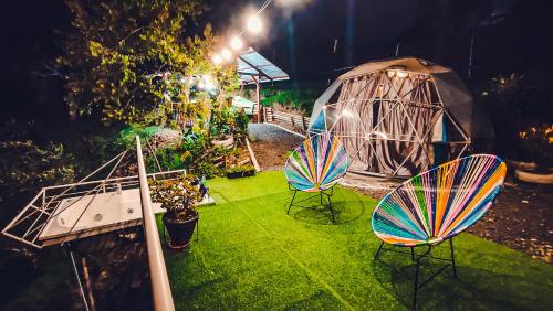 Glamping TresElementosにある庭