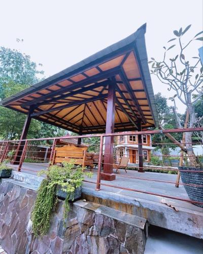 Balkón nebo terasa v ubytování Villa Nann