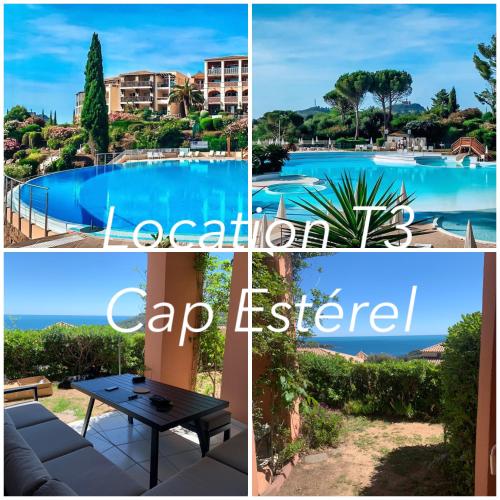 Cap Estérel T3 jardin clôturé Grande terrasse couverte Vue Mer 2 chambres Village vacances Pierre et vacances