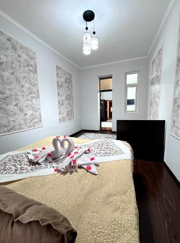 Postel nebo postele na pokoji v ubytování UMAR Hotel
