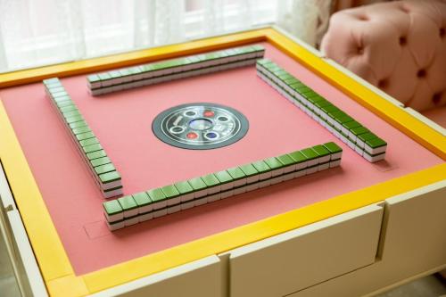 a lego play table with a hello kitty at 春漫小築民宿 in Miaoli