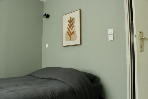 Postel nebo postele na pokoji v ubytování Scorfel Lodge, Minimalist, Moderne & spacieux