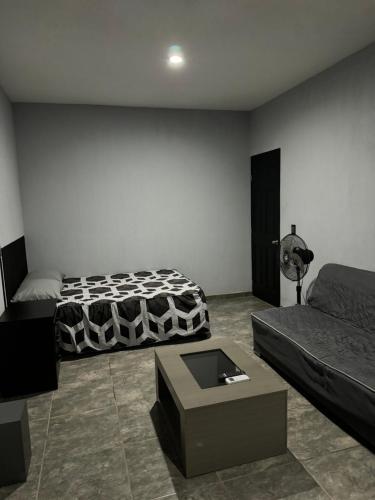 Postel nebo postele na pokoji v ubytování Loft en tequila Jalisco