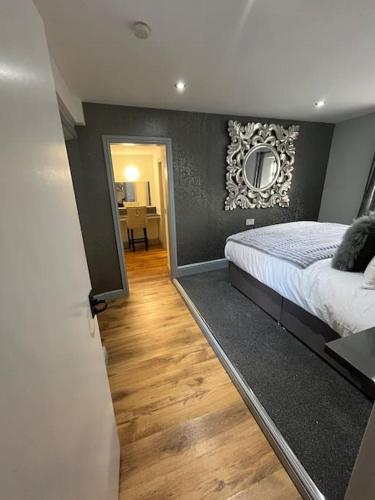 Postel nebo postele na pokoji v ubytování Stepping Stones Cottage