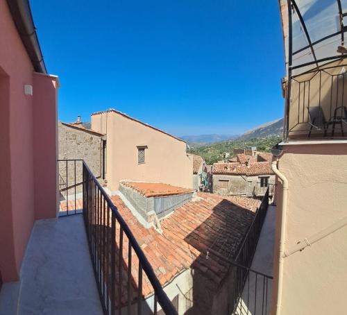 a view from the balcony of a building at Dolce-Giardino in Isnello