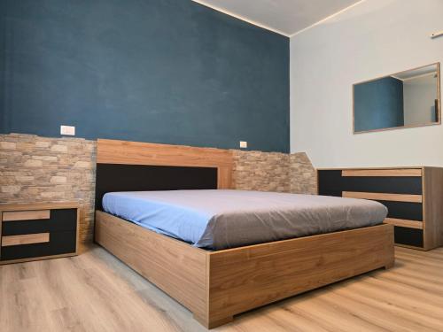 Ένα ή περισσότερα κρεβάτια σε δωμάτιο στο Casa vacanze Due Mari