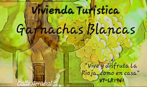 a painting of a vineyard with a bunch of grapes at GarnachasBlancas in Haro