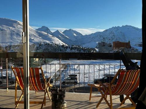 Appart 6 pers, Plein sud et Skis aux pieds