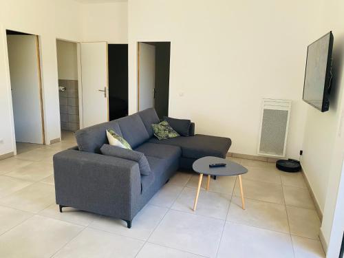 Posezení v ubytování La Grande Escale des Brias