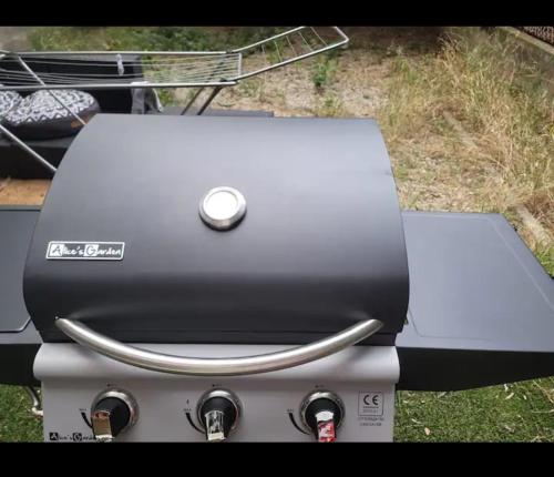 un grill assis à l'arrière d'un grill dans l'établissement Galinette, à Marseille