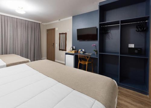 Katil atau katil-katil dalam bilik di HM Hotel