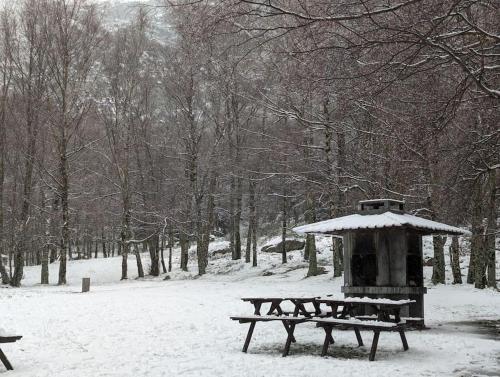 Lugar da Borralheira durante l'inverno
