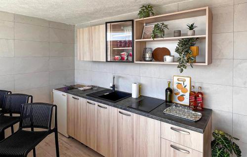 Kuchyň nebo kuchyňský kout v ubytování Beautiful Home In Skradin With Kitchen