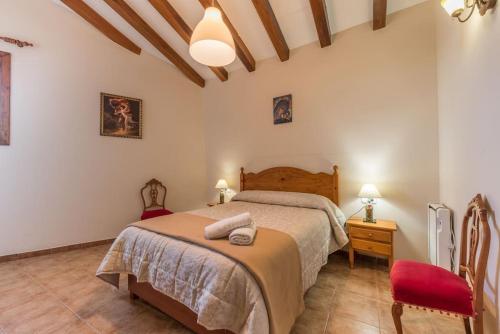 Ένα ή περισσότερα κρεβάτια σε δωμάτιο στο RAPIA Casa Beig 5