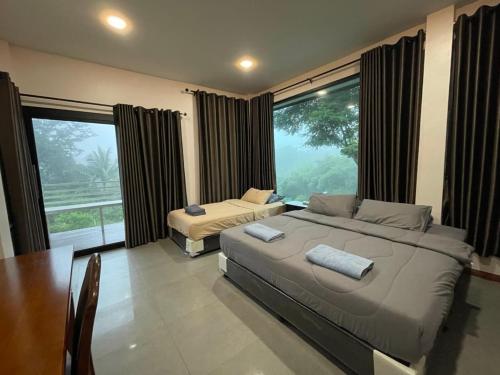 Χώρος καθιστικού στο บ้านสวนปันสุข วังน้ำเขียว