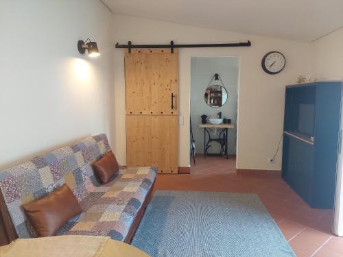 Posezení v ubytování Casa Grés