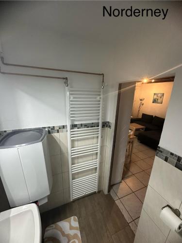 Bilik mandi di Haus Tunix Hunde sind herzlich willkommen