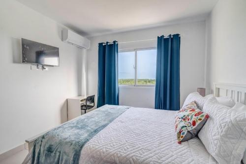Postel nebo postele na pokoji v ubytování Perfectly Located - Cozy Studio in Punta Cana