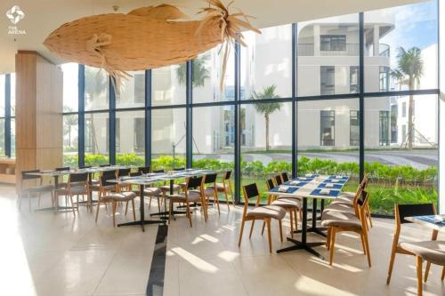 Εστιατόριο ή άλλο μέρος για φαγητό στο Haemo Premier Seaview Apartment - The Arena Cam Ranh near Airport