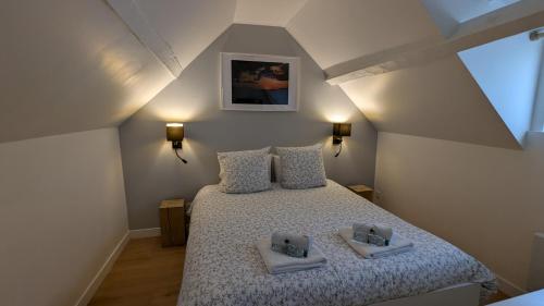 Postel nebo postele na pokoji v ubytování Charmante Maison avec Jardin Privé - PACY SUR EURE