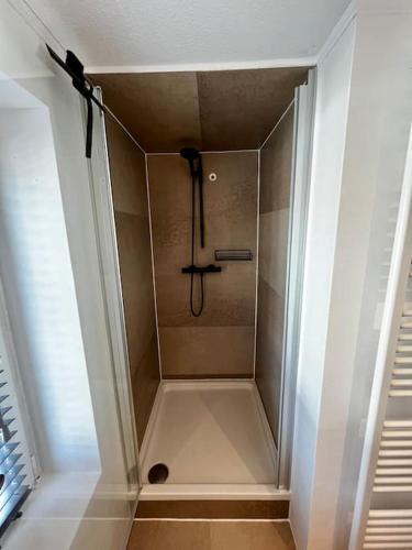 Ένα μπάνιο στο Gemütliche Wohnung in Strandnähe