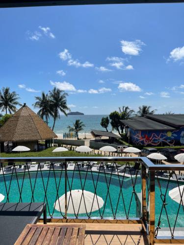 a view of the pool at a resort at Kai Bae Beach Resort Koh Chang in Ko Chang