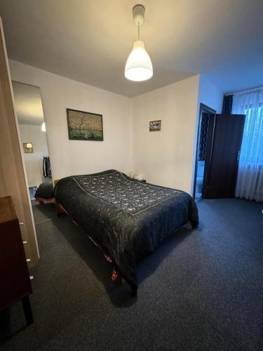 a bedroom with a bed in a room at Siedlisko Agata in Drohiczyn nad Bugiem