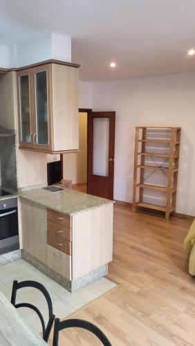 Cuisine ou kitchenette dans l'établissement Casco Vello Vigo Oliva 8