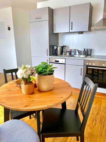 Kuchyň nebo kuchyňský kout v ubytování appartement mansardé moderne