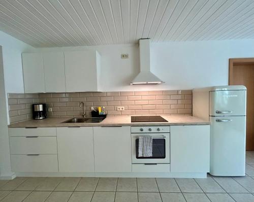 Η κουζίνα ή μικρή κουζίνα στο Apartment in Alfter nahe Bonn