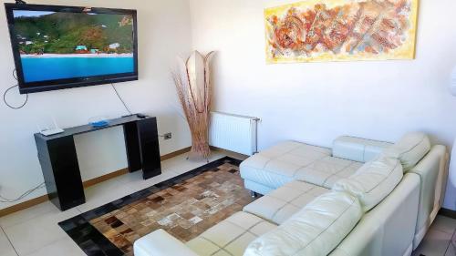 TV a/nebo společenská místnost v ubytování Exclusive Laguna mar- 3 camas matrimonio-10 gente