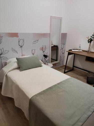 Postel nebo postele na pokoji v ubytování AL Casa Mia