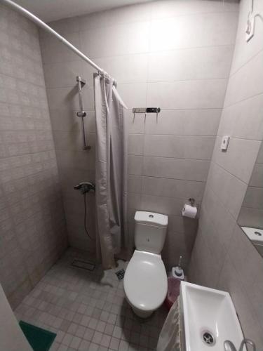 Bilik mandi di Gutsa Artists Mini-Hotel