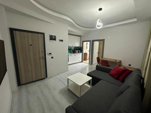 Χώρος καθιστικού στο Denize yakın konforlu daire