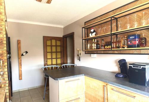 Kuchyň nebo kuchyňský kout v ubytování Paradis Love Room