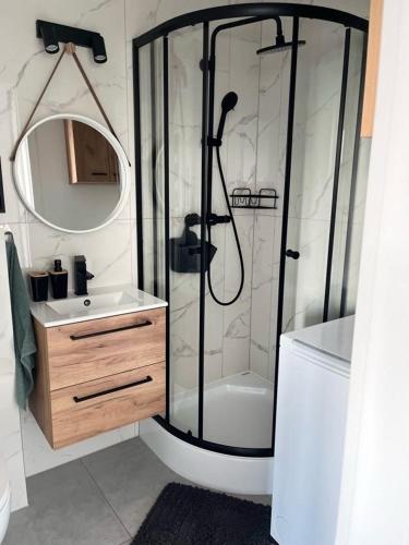 Ένα μπάνιο στο Apartament 16