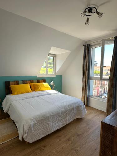 Postel nebo postele na pokoji v ubytování Home Sweet Ault